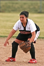Sophomore Melissa Garcia had four hits against Oberlin on Tuesday